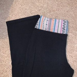 black long yoga pants